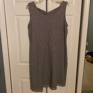 Talbots Cotton Striped Dress with Crossback detail